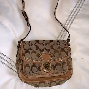 Vintage Coach Monogram Crossbody